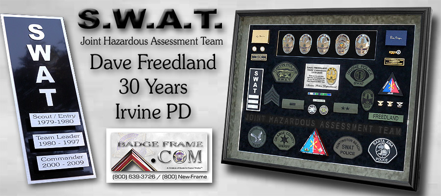 Irvine PD - SWAT -
          Dave Freeland