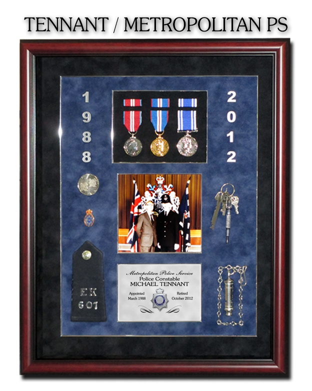 Tennant - Metropolitan Police
          Service Presentation from Badge Frame