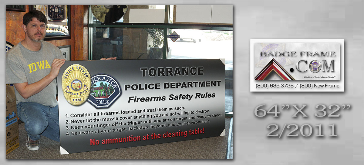Torrance Shooting Range Sign