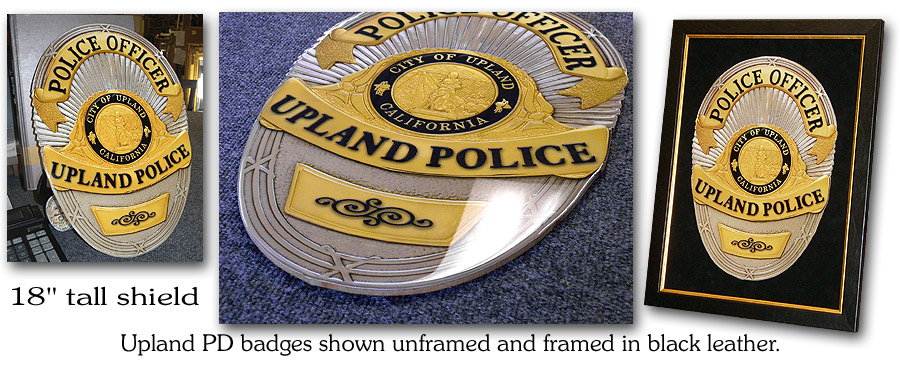 Upland PD - Badge Reproductions