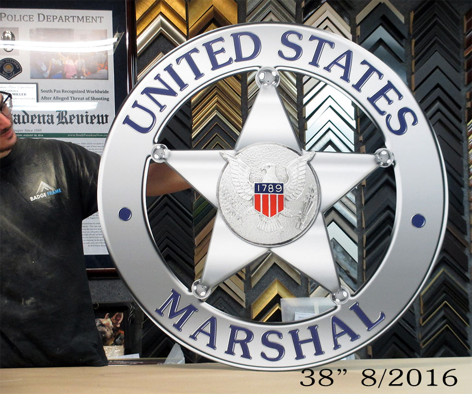 38" US Marshals badge
          from Badge Frame 8/2016