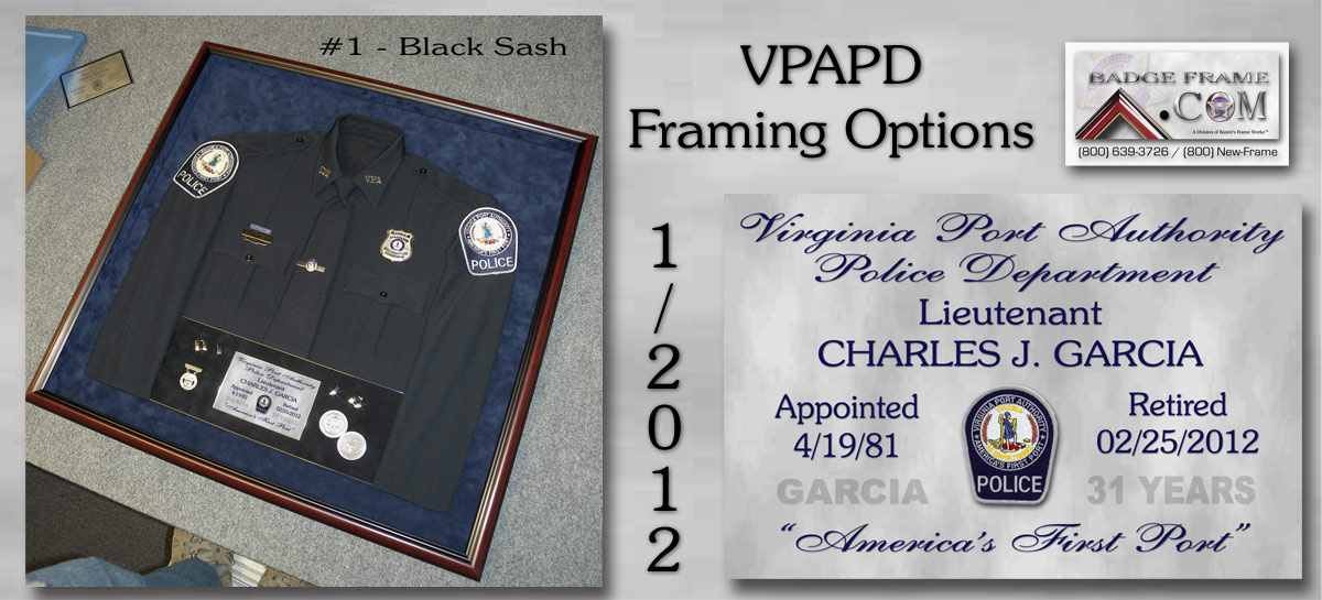 Virginia Port Auhtority Police Department -
                Uniform Frming Options